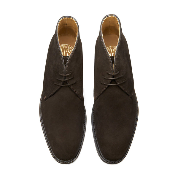 Solovair Brown Suede 3 Eye Chukka Boot