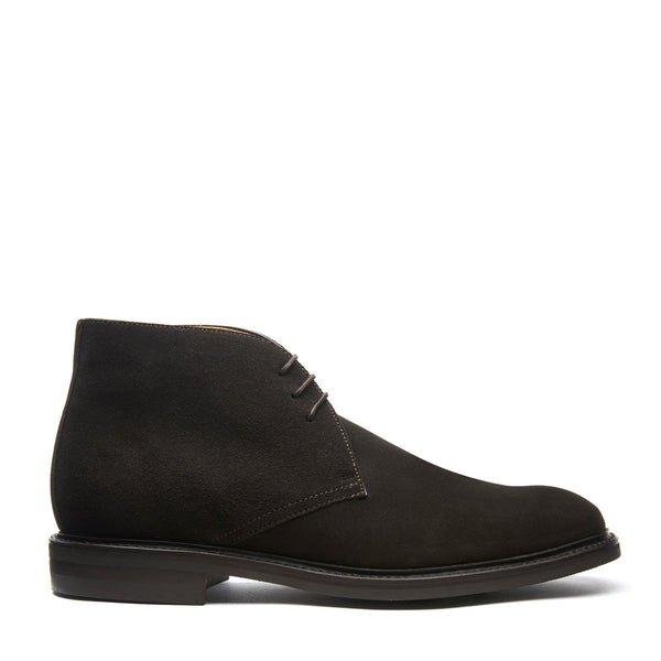 solovair Brown Suede 3 Eye Chukka Boot