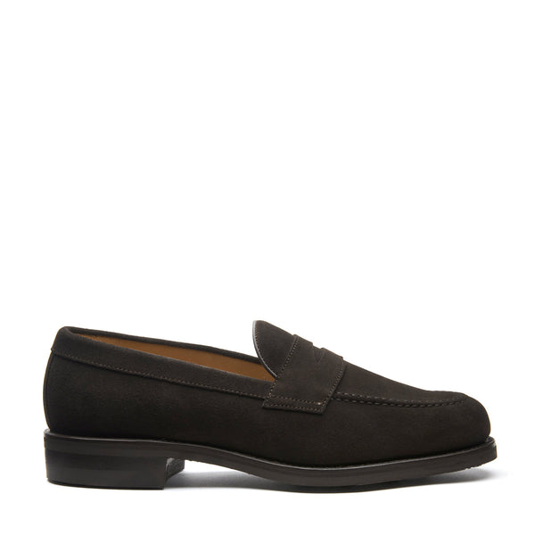 solovair Brown Suede Penny Loafer
