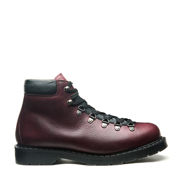 solovair Burgundy Gaucho Grain Urban Hiker