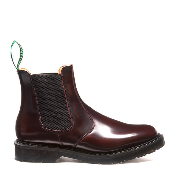 solovair Burgundy Rub-Off Dealer Boot