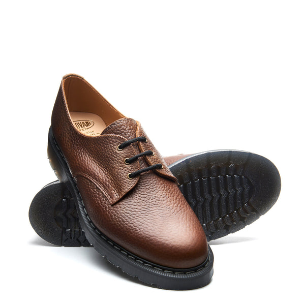 Solovair Gaucho Brown Grain Gibson Shoe
