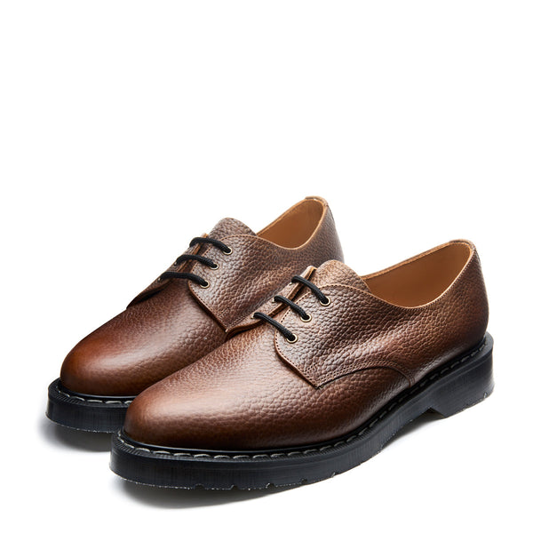 Solovair Gaucho Brown Grain Gibson Shoe