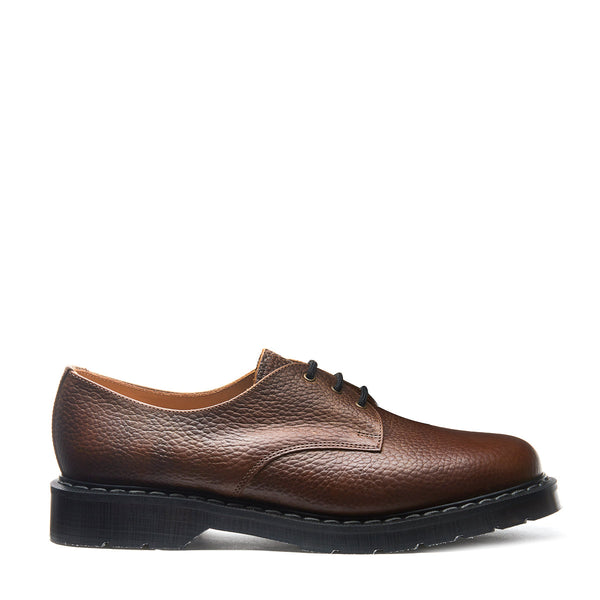 solovair Gaucho Brown Grain Gibson Shoe