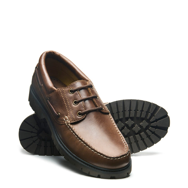 Solovair Gaucho Crazy Horse Boat Shoe