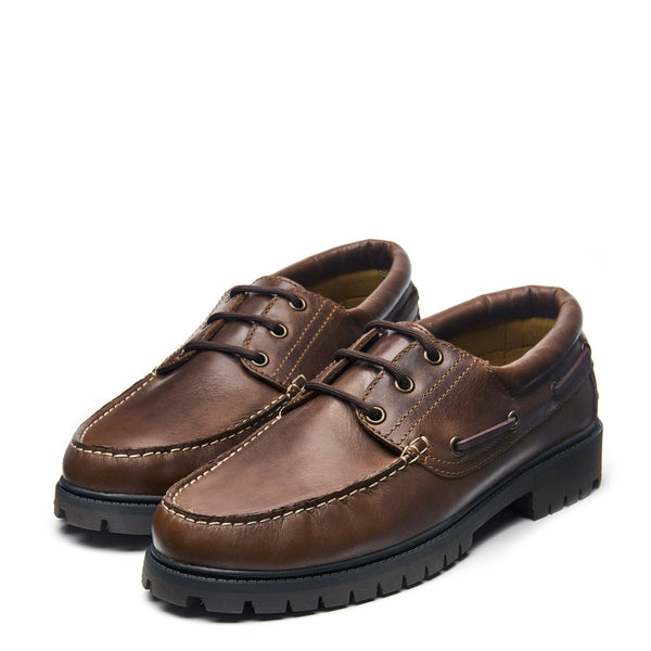 Solovair Gaucho Crazy Horse Boat Shoe