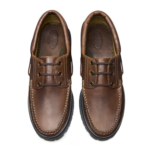 Solovair Gaucho Crazy Horse Boat Shoe