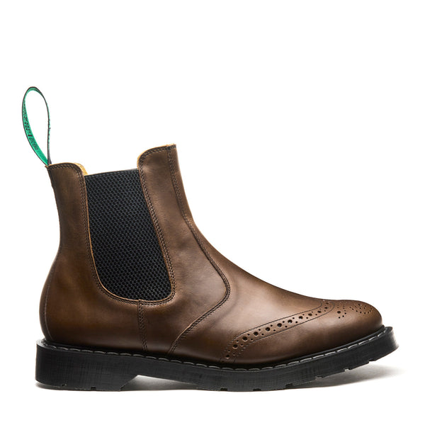 solovair Gaucho Crazy Horse Dealer Brogue Boot