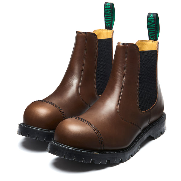 Solovair Gaucho Crazy Horse Steel Toe Dealer Boot