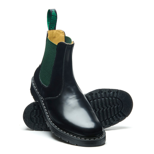 Solovair Green & Black Dealer Boot