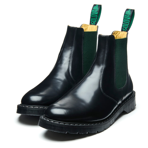 Solovair Green & Black Dealer Boot