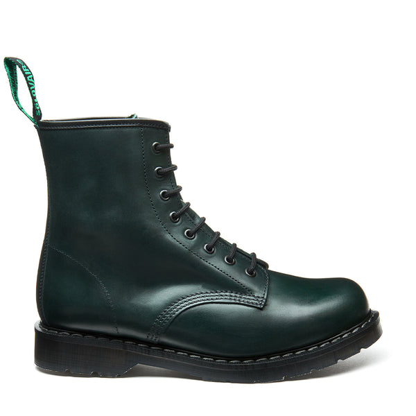 solovair Green Gaucho 8 Eye Derby Boot