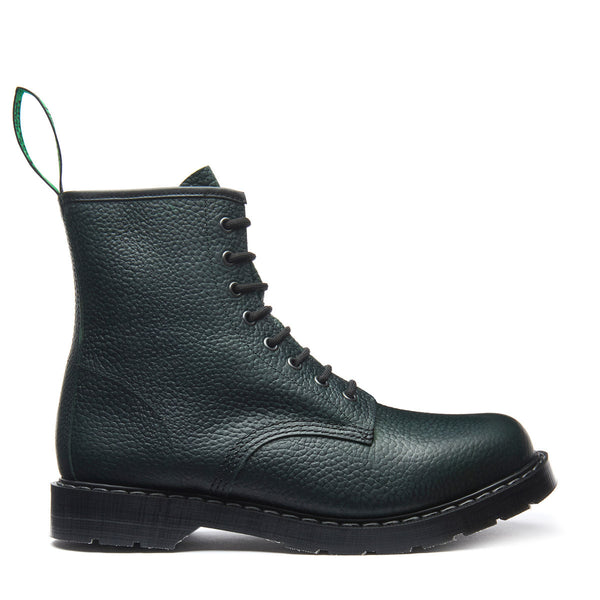 solovair Green Gaucho Grain 8 Eye Derby Boot