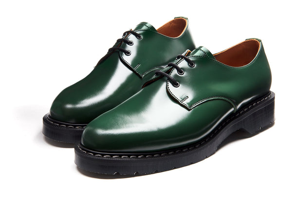 Solovair Green Hi-Shine Gibson Shoe
