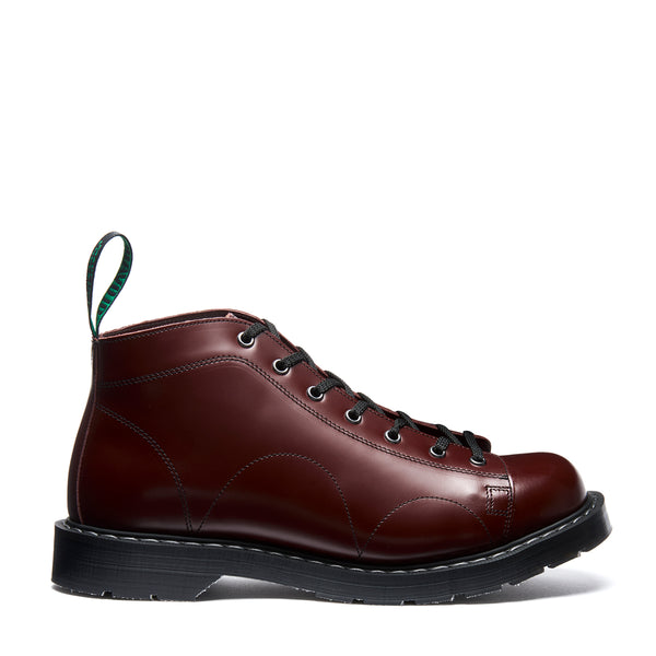 solovair Oxblood Hi-Shine 7 Eye Monkey Boot