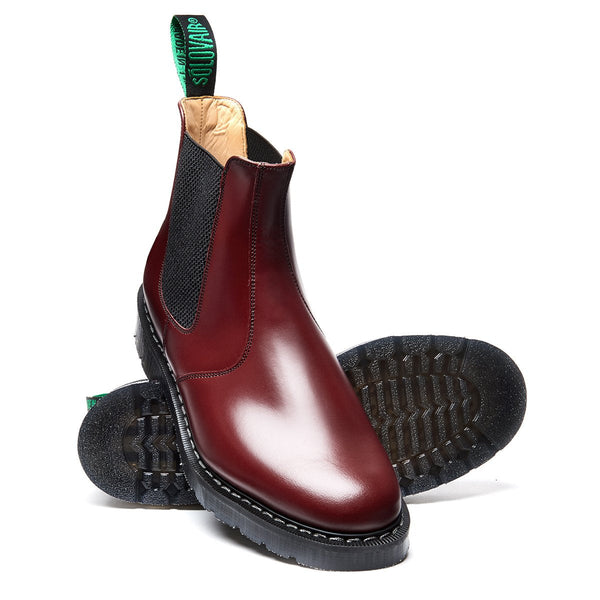 Solovair Oxblood Hi-Shine Dealer Boot