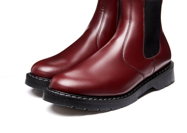 Solovair Oxblood Hi-Shine Dealer Boot