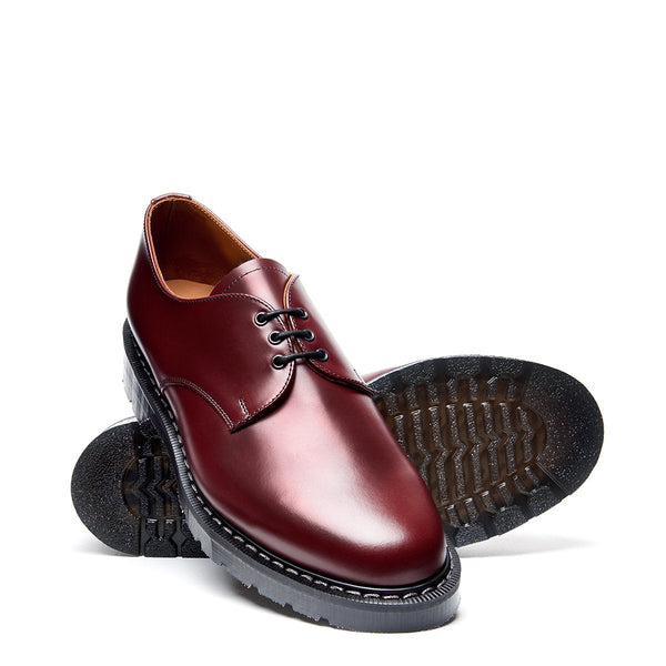 Solovair Oxblood Hi-Shine Gibson Shoe