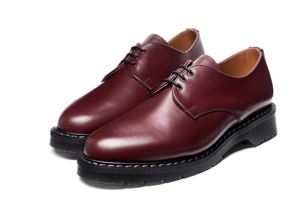 Solovair Oxblood Hi-Shine Gibson Shoe