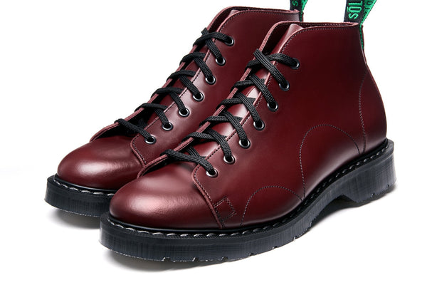 Solovair Oxblood Hi-Shine Monkey Boot