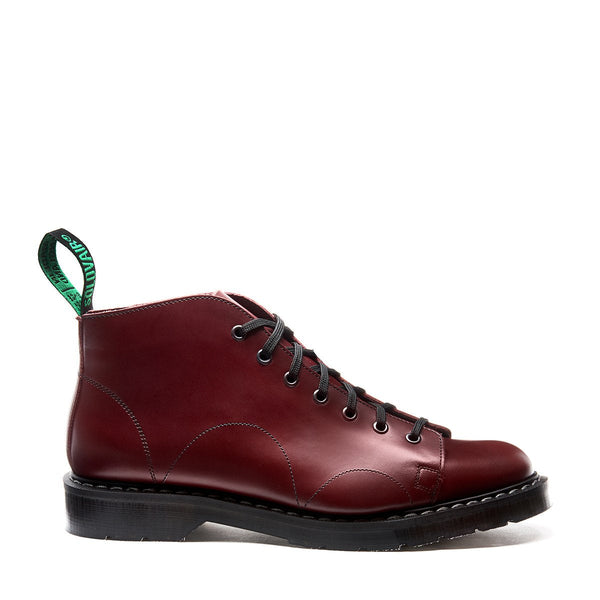 solovair Oxblood Hi-Shine Monkey Boot