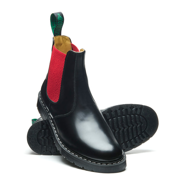 Solovair Red & Black Dealer Boot