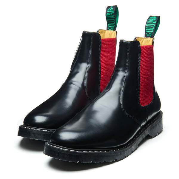 Solovair Red & Black Dealer Boot