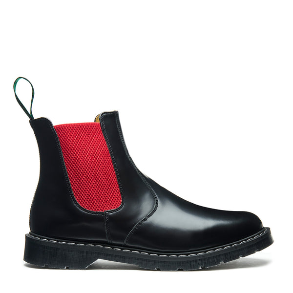 solovair Red & Black Dealer Boot