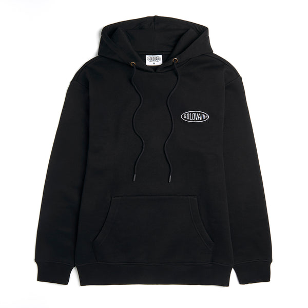 solovair Solovair L/S Logo Pullover Hoodie - Black