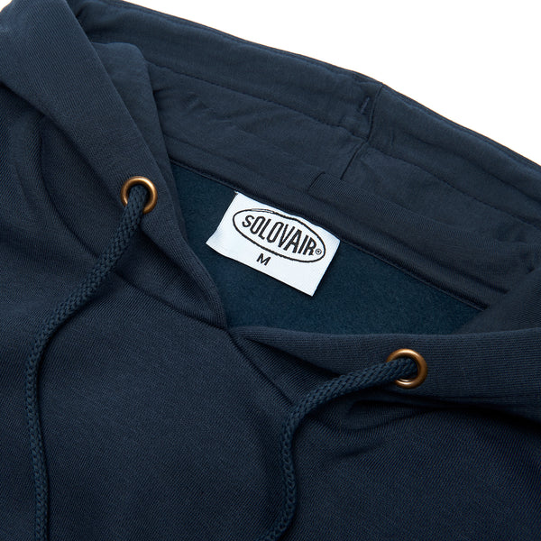 Solovair Solovair L/S Logo Pullover Hoodie - Navy