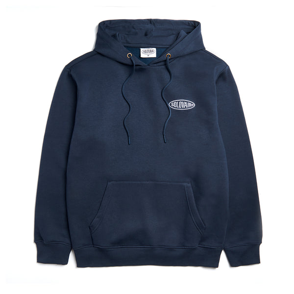 solovair Solovair L/S Logo Pullover Hoodie - Navy