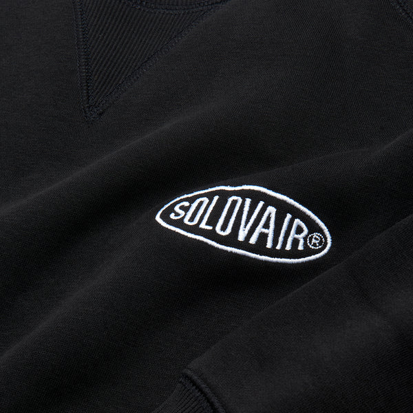 Solovair Solovair L/S Logo Sweatshirt - Black