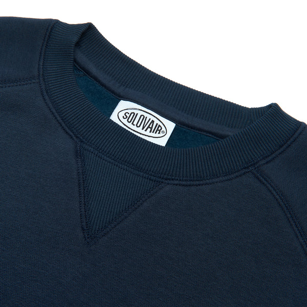 Solovair Solovair L/S Logo Sweatshirt - Navy