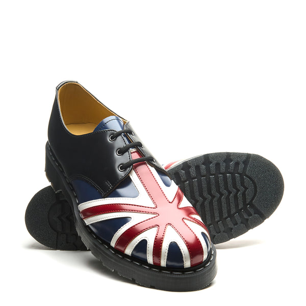 Solovair Union Jack 3 Eye Gibson Shoe