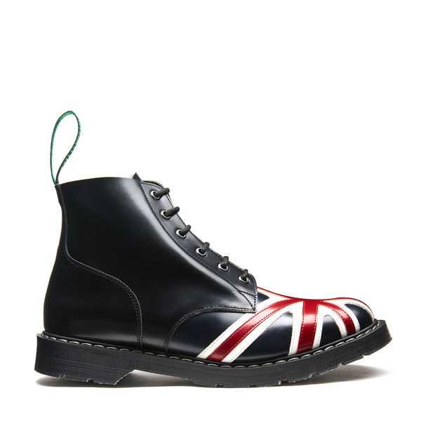solovair Union Jack 6 Eye Derby Boot