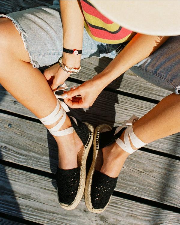 Soludos The Lauren Lace Up Espadrille
