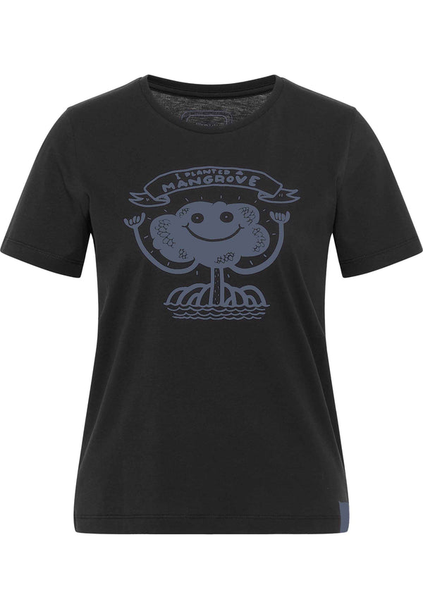 Somwr MANGROVE ROOT TEE BLK000