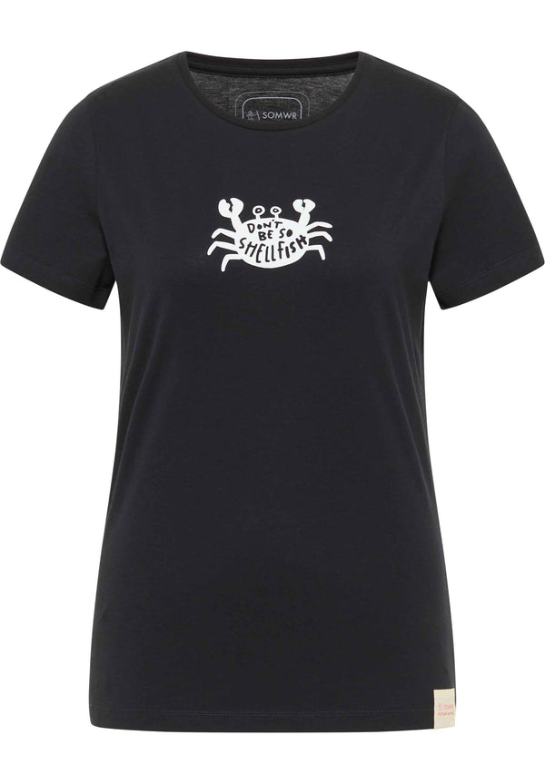 Somwr SHELLFISH TEE BLK000