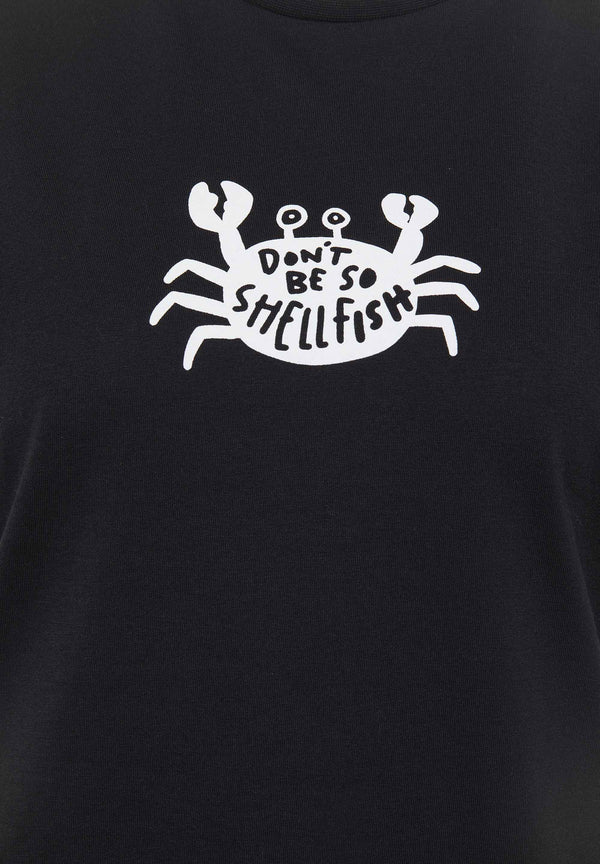 Somwr SHELLFISH TEE BLK000
