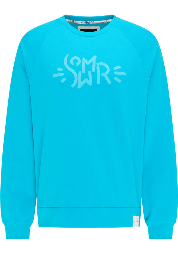 somwr SMILEY SWEATER BLU003