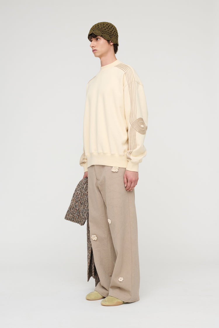 Song For The Mute "Appliqué" Gym Pullover / Song For The Mute