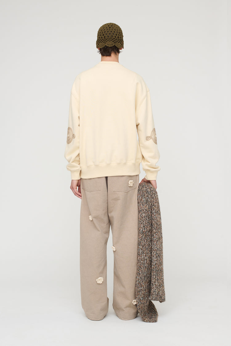 Song For The Mute "Appliqué" Gym Pullover / Song For The Mute