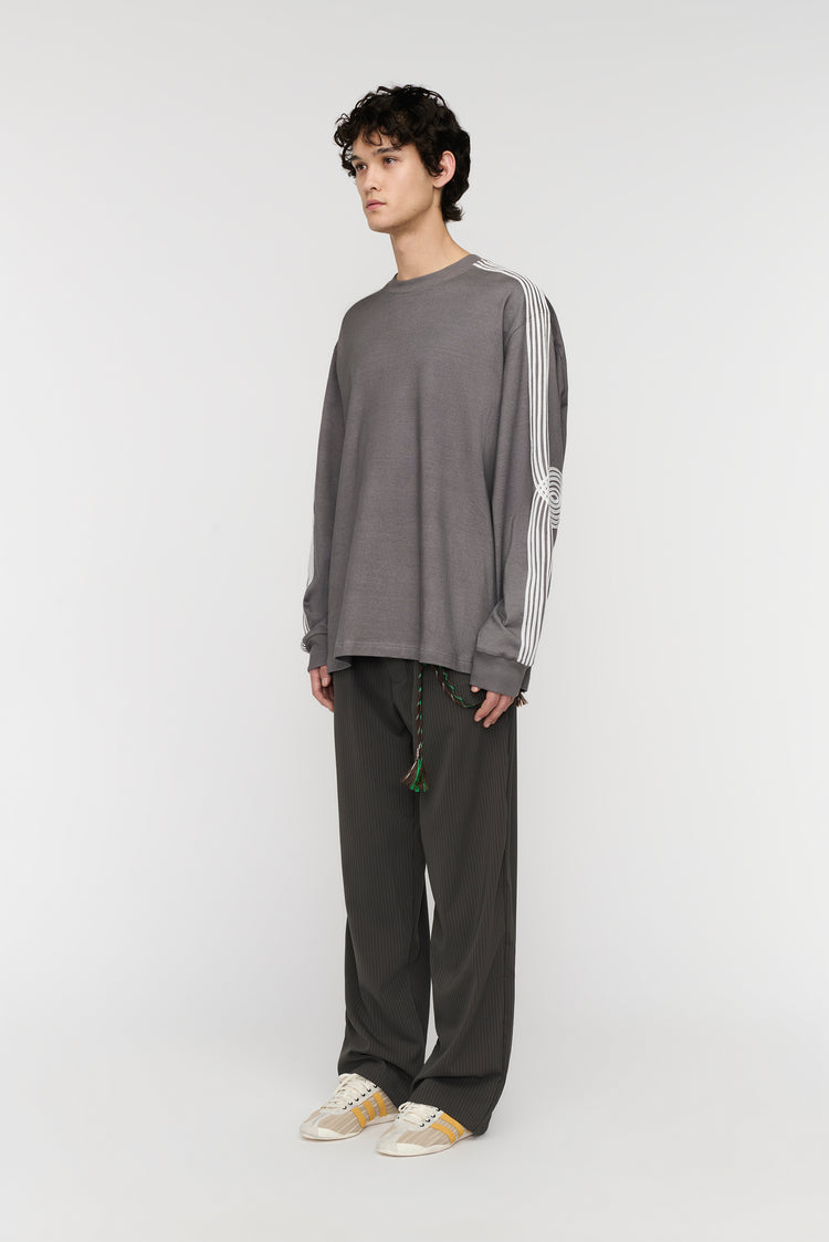 Song For The Mute "Applique" Oversized Crew Neck Pullover / Song For The Mute