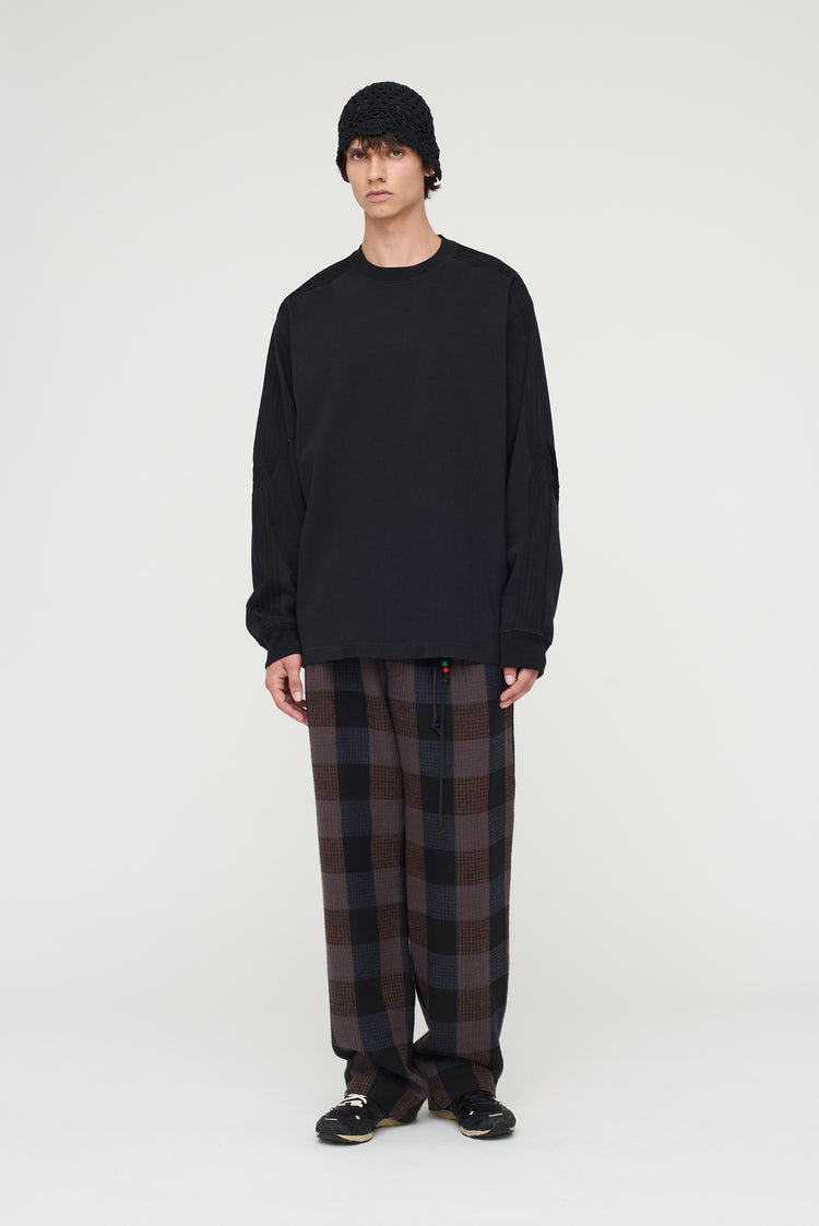 Song For The Mute "Appliqué" Oversized Crew Neck Pullover / Song For The Mute