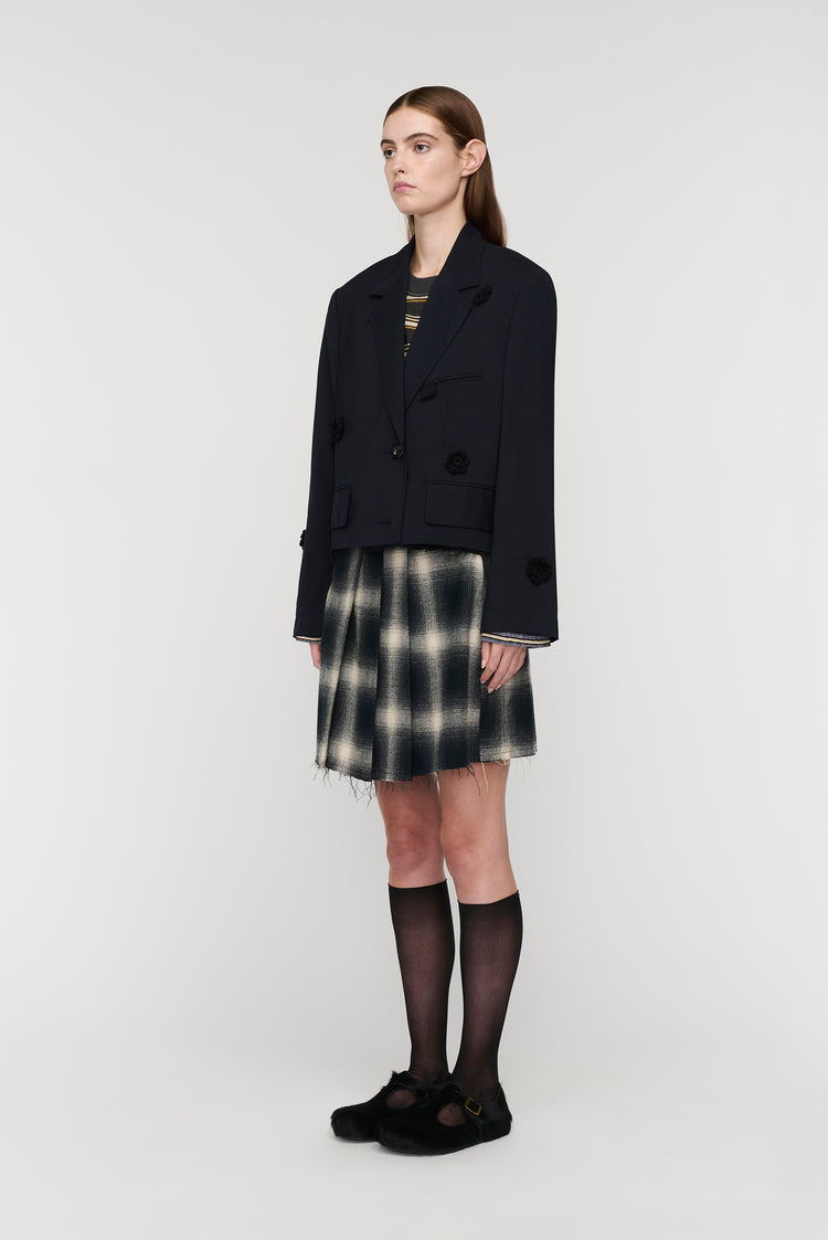 Song For The Mute "Daisy" Cropped Blazer / Song For The Mute