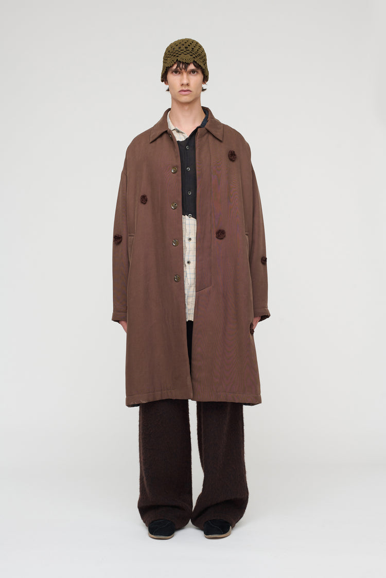 Song For The Mute "Daisy" Padded Coach Coat / Song For The Mute