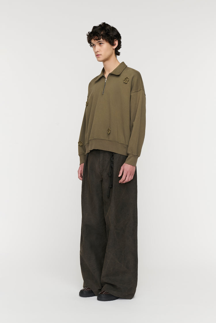 Song For The Mute "Daisy" Quarter Zip Jumper / Song For The Mute