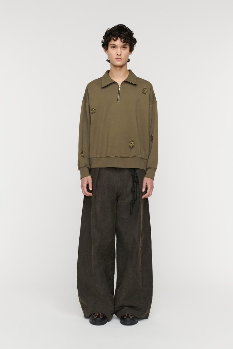 song for the mute "Daisy" Quarter Zip Jumper / Song for the Mute