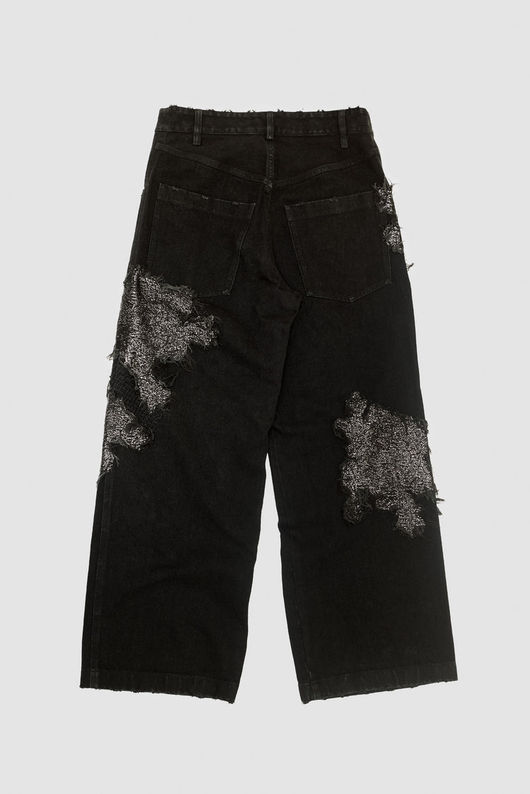 Song For The Mute Denim Wide Leg Pant / Song For The Mute