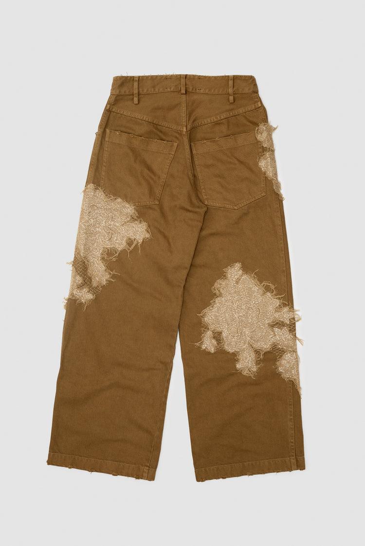 Song For The Mute Denim Wide Leg Pant / Song For The Mute